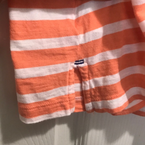 Old navy, coral and white striped, casual top - Picture 7 of 7